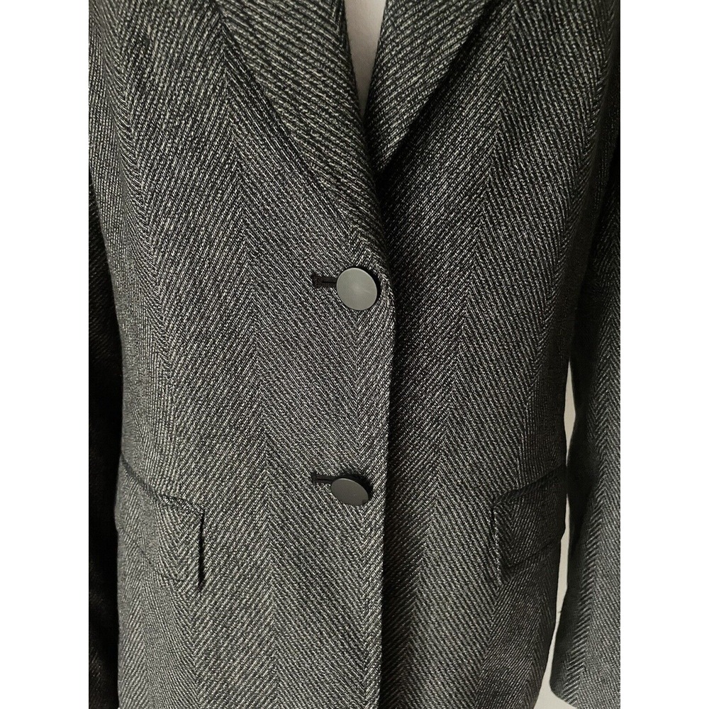 Calvin Klein Women's Blazer Size 6‎ Suit Jacket Two Button Gray Modern Career - Picture 2 of 16